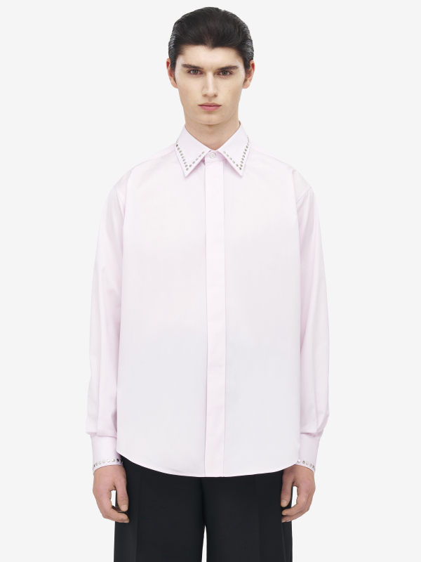 ALEXANDER MCQUEEN - Studded Relaxed Shirt - Item 838507QNAAX5133